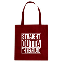 Straight Outta the Heartland Cotton Canvas Tote Bag