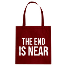 The End is Near Cotton Canvas Tote Bag