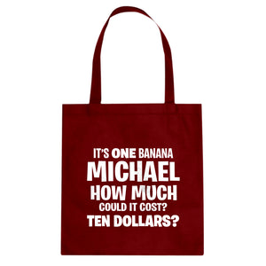 Its ONE BANANA Michael Cotton Canvas Tote Bag