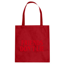 Friend's Don’t Lie Cotton Canvas Tote Bag
