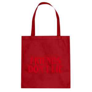 Friend's Don’t Lie Cotton Canvas Tote Bag