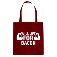 Tote Will Lift for Bacon Canvas Tote Bag