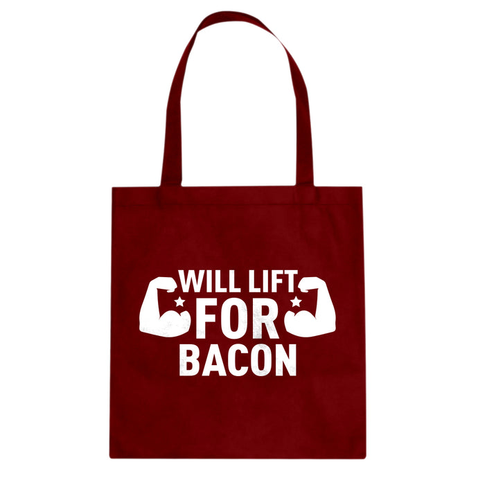 Tote Will Lift for Bacon Canvas Tote Bag
