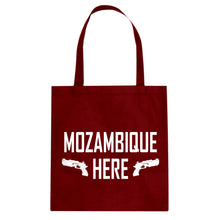 Mozambique Here Cotton Canvas Tote Bag