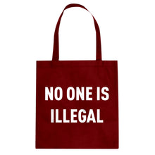 Tote No One is Illegal Canvas Tote Bag