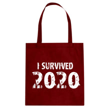 I Survived 2020 Cotton Canvas Tote Bag