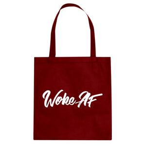 Tote Woke AF Canvas Tote Bag