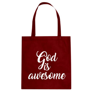 God is AWESOME Cotton Canvas Tote Bag