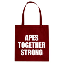 APES TOGETHER STRONG Cotton Canvas Tote Bag