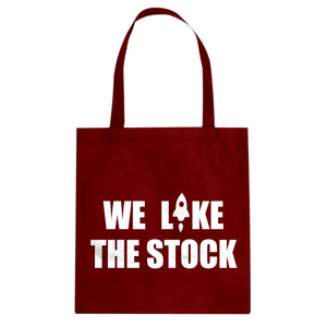 WE LIKE THE STOCK Cotton Canvas Tote Bag