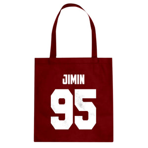 Jimin 95 Cotton Canvas Tote Bag
