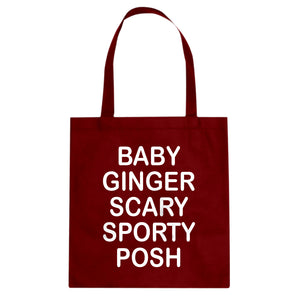 Tote Spice Names Canvas Tote Bag