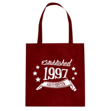 Tote Established 1997 Canvas Tote Bag