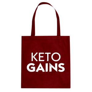 Tote Keto Gains Canvas Tote Bag