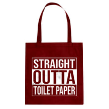 Straight Outta Toilet Paper Cotton Canvas Tote Bag