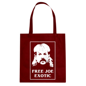 Free Joe Exotic Cotton Canvas Tote Bag