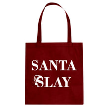 Santa Slay Cotton Canvas Tote Bag