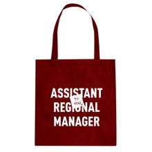 Assistant to the Regional Manager Cotton Canvas Tote Bag