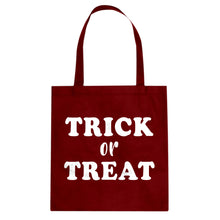 Trick or Treat Cotton Canvas Tote Bag
