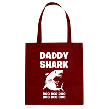 Daddy Shark Cotton Canvas Tote Bag