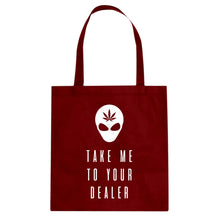 Take Me to Your Dealer Cotton Canvas Tote Bag