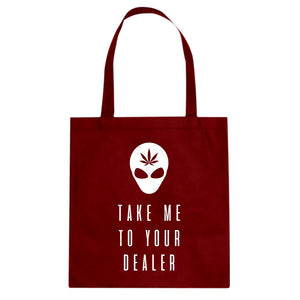 Take Me to Your Dealer Cotton Canvas Tote Bag