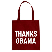 Thanks Obama Cotton Canvas Tote Bag