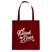Raised by Elves Cotton Canvas Tote Bag
