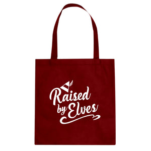 Raised by Elves Cotton Canvas Tote Bag