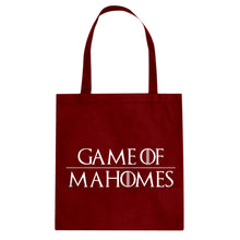 Game of Mahomes Cotton Canvas Tote Bag
