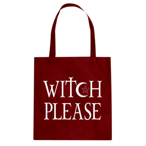 Tote Witch Please Canvas Tote Bag