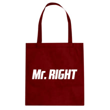 Tote Mr. Right Canvas Tote Bag