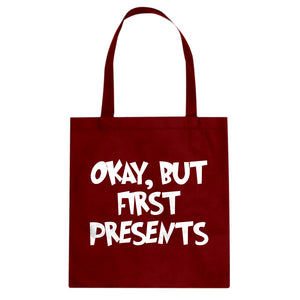 Okay but first, presents. Cotton Canvas Tote Bag