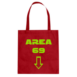 Area 69 Cotton Canvas Tote Bag