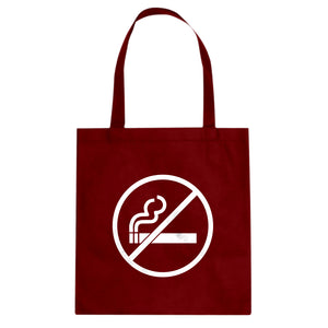 No Smoking Cotton Canvas Tote Bag