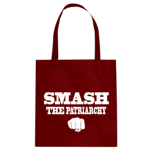Smash the Patriarchy Cotton Canvas Tote Bag