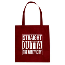 Straight Outta the Windy City Cotton Canvas Tote Bag
