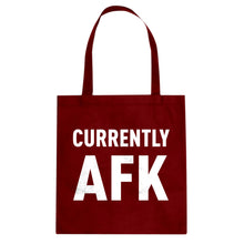 Currently AFK Cotton Canvas Tote Bag