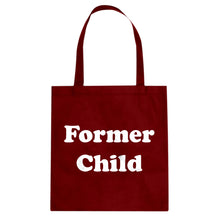 Former Child Cotton Canvas Tote Bag