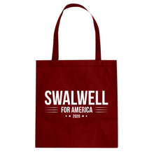 SWALWELL for President 2020 Cotton Canvas Tote Bag