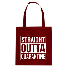 Straight Outta Quarantine Cotton Canvas Tote Bag
