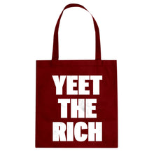 YEET THE RICH Cotton Canvas Tote Bag