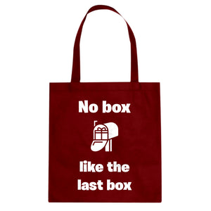 No box like the last box Cotton Canvas Tote Bag