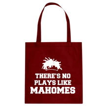 There's No Plays Like Mahomes Cotton Canvas Tote Bag