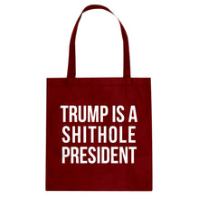 Tote Trump is a Shithole President Canvas Tote Bag