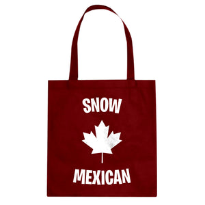 Snow Mexican Cotton Canvas Tote Bag