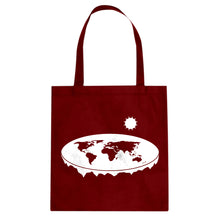 Tote Flat Earth Canvas Tote Bag