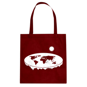 Tote Flat Earth Canvas Tote Bag