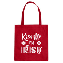 Tote Kiss Me I'm Irish Canvas Tote Bag