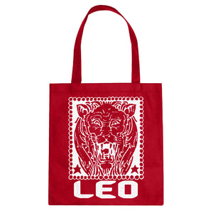 Tote Leo Zodiac Astrology Canvas Tote Bag